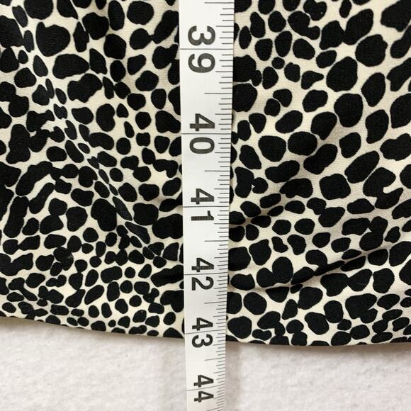 Norma Kamali Womens Reptile Print Bodycon Midi Dress Sz S Ruched Cocktail‎ Event - Picture 12 of 16